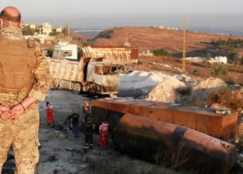 Lübnan’da ordu yakıt dağıtırken tank patladı: En az 22 ölü, 79 yaralı