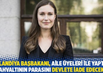 Finlandiya Başbakanı, aile üyeleri ile yaptığı kahvaltının parasını devlete iade edecek!