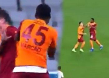 Galatasaray’da inanılmaz olay! Marcao takım arkadaşı Kerem Aktürkoğlu’na saldırdı…