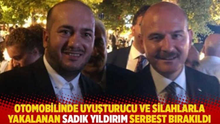 Otomobilinde uyuşturucu ve silahlarla yakalanan Sadık Yıldırım serbest bırakıldı