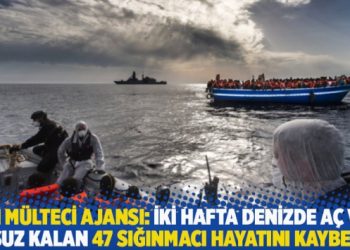 BM Mülteci Ajansı: İki hafta denizde aç ve susuz kalan 47 sığınmacı hayatını kaybetti