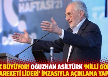 Oğuzhan Asiltürk ‘Millî Görüş Hareketi Lideri’ imzasıyla açıklama yaptı