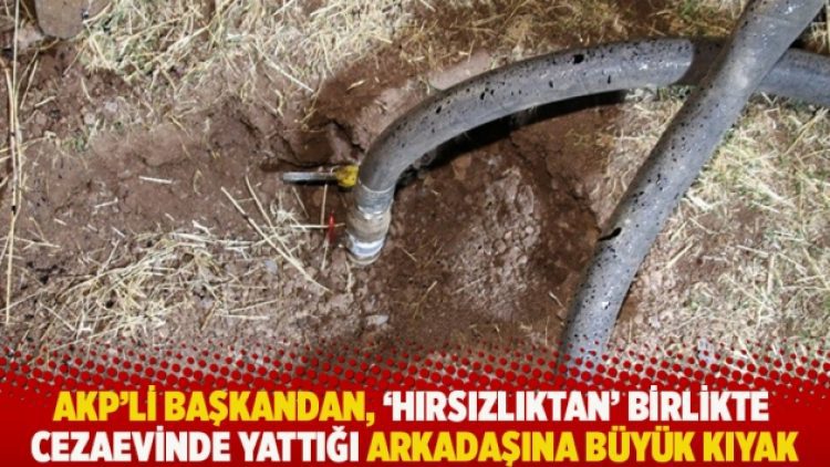 AKP’li başkandan, ‘hırsızlıktan’ birlikte cezaevinde yattığı arkadaşına büyük kıyak