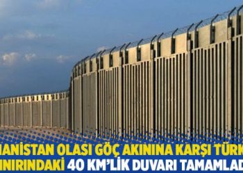 Yunanistan olası göç akınına karşı Türkiye sınırındaki 40 km’lik duvarı tamamladı