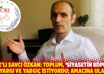 KHK’lı savcı Özkan: Toplum, ‘siyasetin köpeği’ bir yargı ve yargıç istiyordu; amacına ulaştı!
