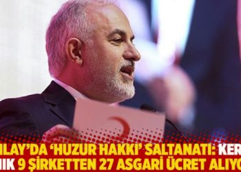 Kızılay’da ‘Huzur hakkı’ saltanatı: Kerem Kınık 9 şirketten 27 asgari ücret alıyor!