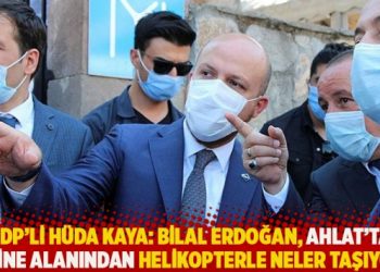 HDP’li Hüda Kaya: Bilal Erdoğan, Ahlat’ta define alanından neler taşıyor?