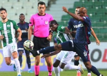 Giresunspor-Trabzonspor maçında üç puan tek golle geldi