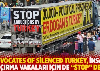 Advocates of Silenced Turkey, insan kaçırma vakaları için de “Stop” dedi