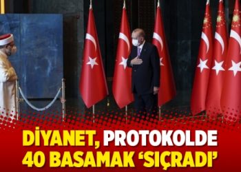 Diyanet, protokolde 40 basamak ‘sıçradı’
