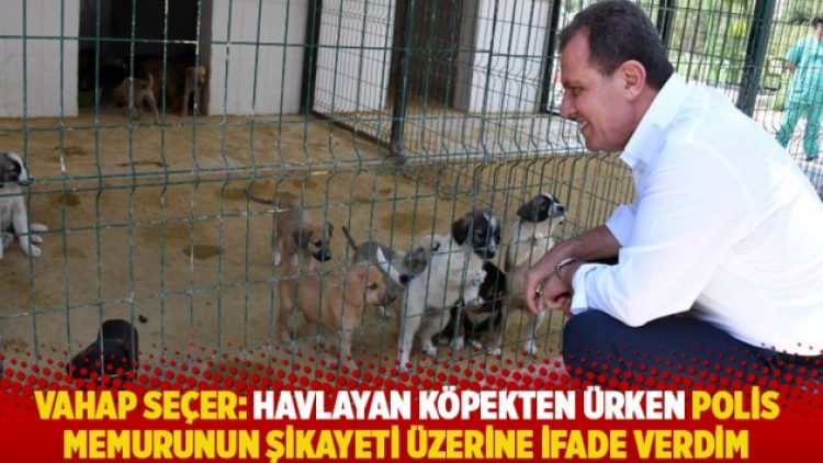 Vahap Seçer: Havlayan köpekten ürken polis memurunun şikayeti üzerine ifade verdim