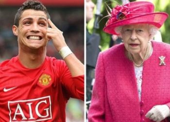 Kraliçe Elizabeth, Ronaldo için ‘çizgi’sinin dışına çıktı!