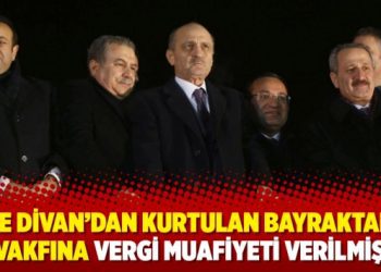 Yüce Divan’dan kurtulan Bayraktar’ın vakfına vergi muafiyeti verilmiş