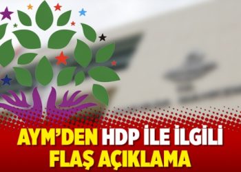 AYM’den HDP ile ilgili flaş açıklama