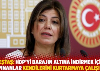 Beştaş: HDP’yi barajın altına indirmek için çırpınanlar kendilerini kurtarmaya çalışıyor