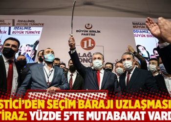 Destici, AKP ve MHP’nin seçim barajı uzlaşmasına itiraz etti: Yüzde 5’te mutabakat vardı