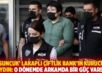 ‘Tosuncuk’ lakaplı Çiftlik Bank’ın kurucusu Aydın: O dönemde arkamda bir güç vardı