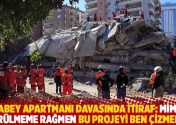 Rızabey apartmanı davasında itiraf: Mimarı görülmeme rağmen bu projeyi ben çizmedim