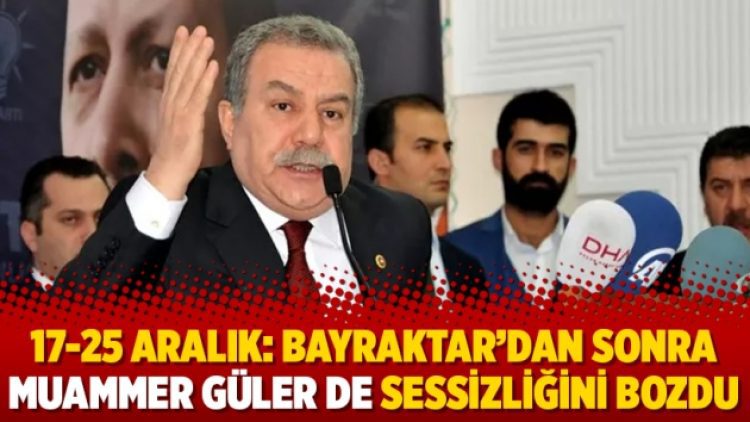 17-25 Aralık: Bayraktar’dan sonra Muammer Güler de sessizliğini bozdu