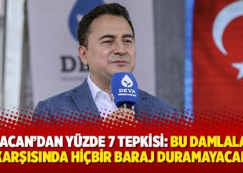 Babacan’dan yüzde 7 tepkisi: Bu damlaların karşısında hiçbir baraj duramayacak