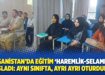Afganistan’da eğitim ‘haremlik-selamlık’ başladı: Aynı sınıfta, ayrı ayrı oturdular