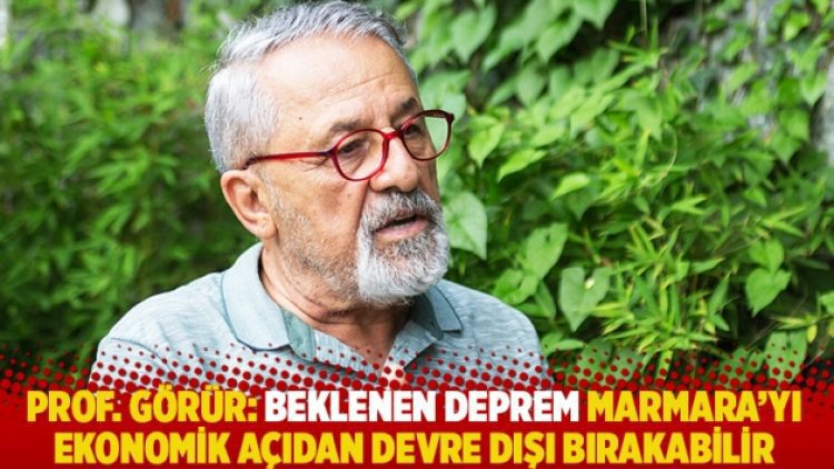 Prof. Görür: Beklenen deprem Marmara’yı ekonomik açıdan devre dışı bırakabilir