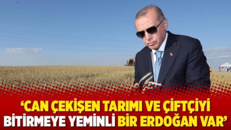 ‘Can çekişen tarımı ve çiftçiyi bitirmeye yeminli bir Erdoğan var’