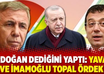 Erdoğan dediğini yaptı: Yavaş ve İmamoğlu topal ördek