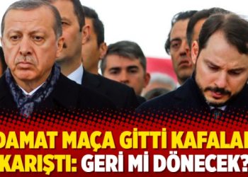 Damat maça gitti kafalar karıştı: Geri mi dönecek?
