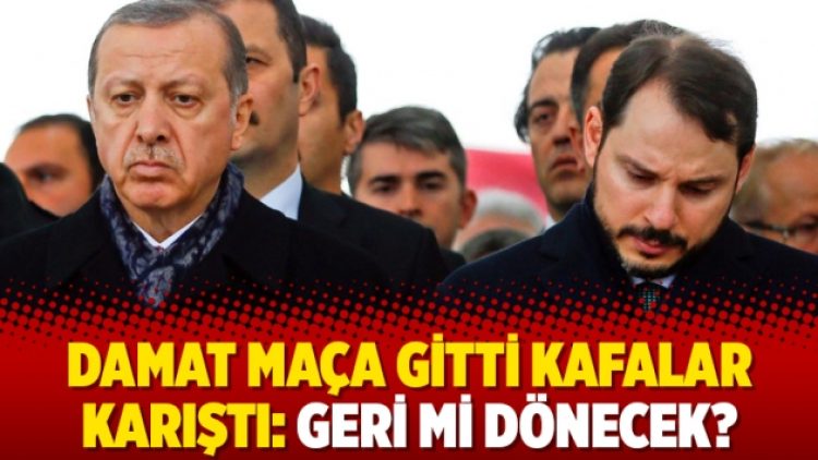 Damat maça gitti kafalar karıştı: Geri mi dönecek?