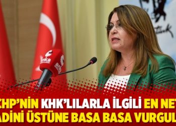 CHP’nin KHK’lılarla ilgili en net vaadini üstüne basa basa vurguladı