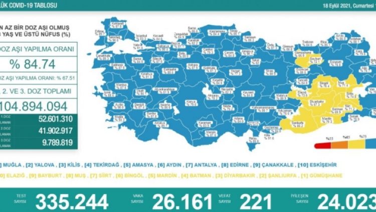 Koronavirüsten 221 kişi hayatını kaybetti