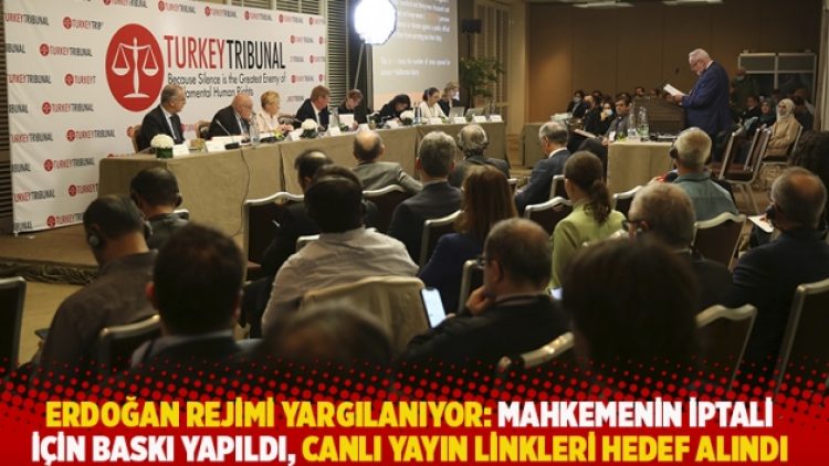 Erdoğan rejimi yargılanıyor: Mahkemenin iptali için baskı yapıldı, canlı yayın linkleri hedef alındı