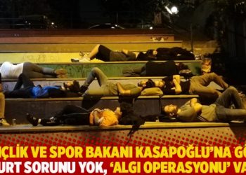 Gençlik ve Spor Bakanı Kasapoğlu’na göre yurt sorunu yok, ‘algı operasyonu’ var