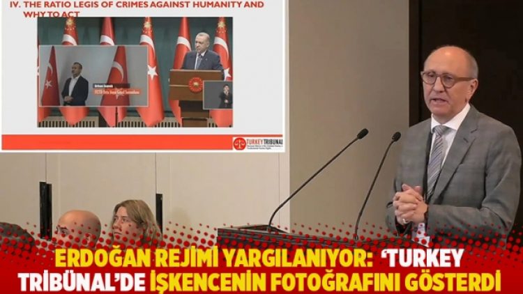 Erdoğan rejimi yargılanıyor: Prof. Lanotte, ‘Turkey Tribünal’de işkencenin fotoğrafını gösterdi