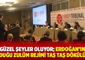 Güzel şeyler oluyor; Erdoğan’ın kurduğu zulüm rejimi taş taş dökülüyor