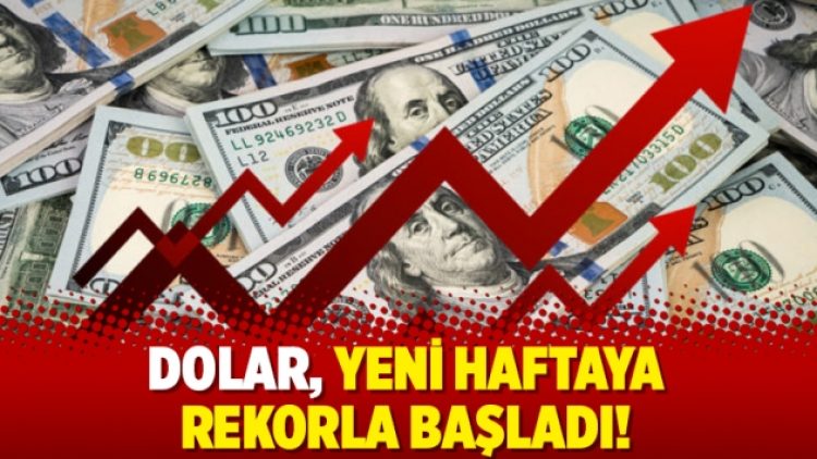 Dolar, yeni haftaya rekorla başladı!