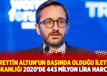 Fahrettin Altun’un başında olduğu İletişim Başkanlığı 2020’de 443 milyon lira harcadı