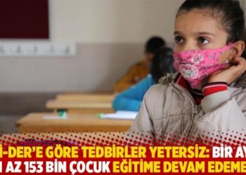 Veli-Der’e göre tedbirler yetersiz: Bir ayda en az 153 bin çocuk eğitime devam edemedi