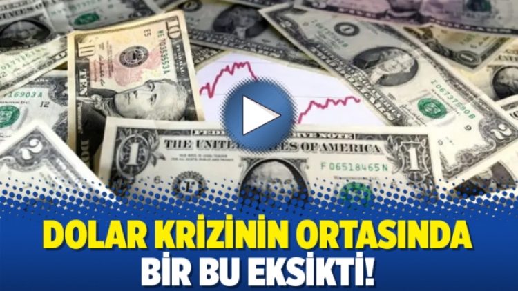 Dolar krizinin ortasında bir bu eksikti!