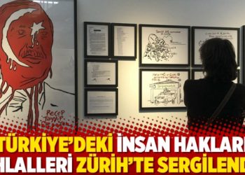 Türkiye’deki insan hakları ihlalleri Zürih’te sergilendi