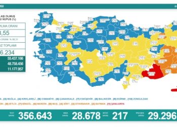 Son 24 saat: 28 bin 678 yeni vaka, 217 can kaybı