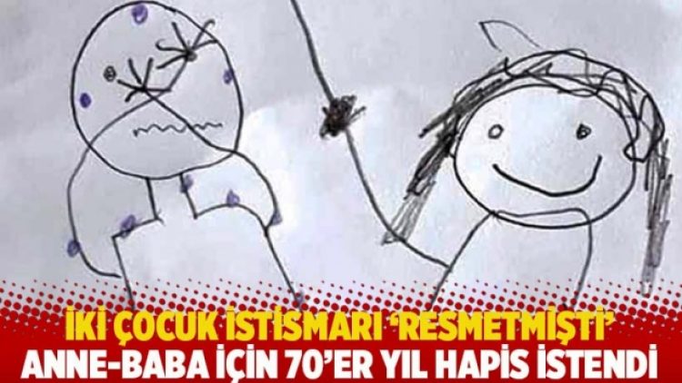 İki çocuk istismarı ‘resmetmişti’: Anne-baba için 70’er yıl hapis istendi