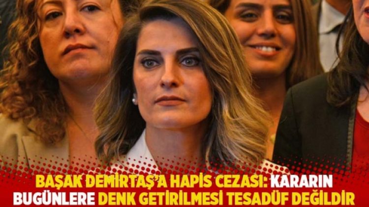 Başak Demirtaş’a 2 yıl 6 ay hapis cezası: Kararın bugünlerde çıkması tesadüf değildir