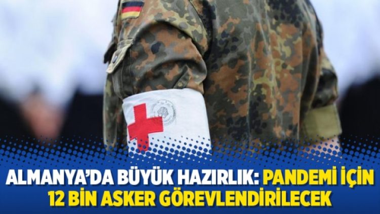 Almanya’da büyük hazırlık: Pandemi için 12 bin asker görevlendirilecek