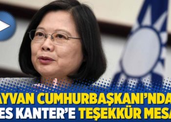 Tayvan Cumhurbaşkanı’ndan Enes Kanter’e teşekkür mesajı