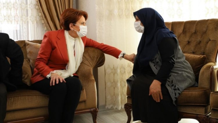 Akşener’den, Başak Cengiz’in ailesine taziye ziyareti