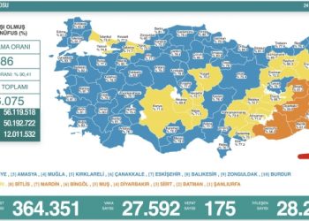 Son 24 saat: 27 bin 592 yeni vaka, 175 can kaybı
