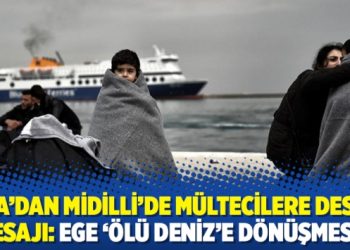 Papa’dan Midilli’de mültecilere destek mesajı: Ege ‘Ölü Deniz’e dönüşmesin