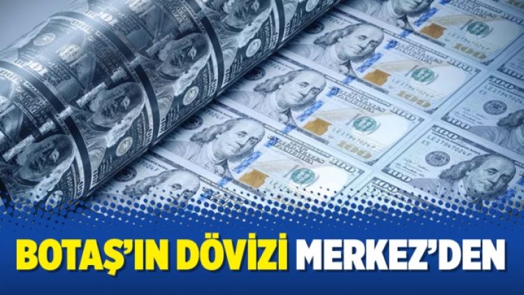 BOTAŞ’ın dövizi Merkez’den